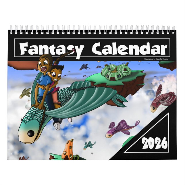 Calendário Crianças Afro-Americanas 2026 (Capa)