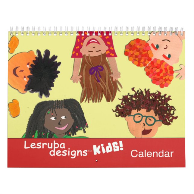 Calendário Crianças Felizes Arte Infantil (Capa)