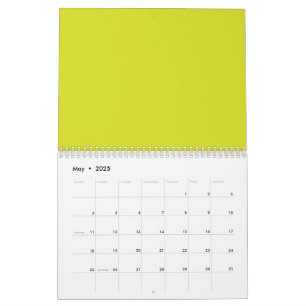 Calendário Criar o espantoso plano de fundo amarelo do recurs