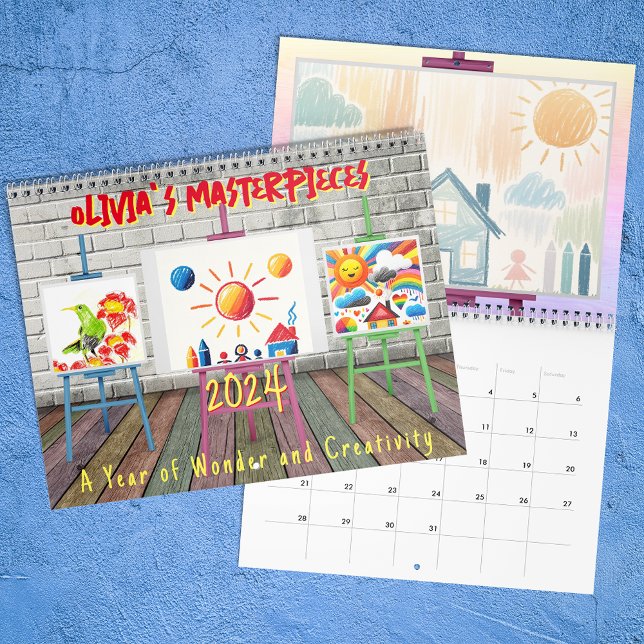 Calendário Crie a arte personalizada dos seus filhos Foto 202 (Criador carregado)