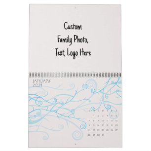 Calendário Crie a sua deco personalizada personalizada do Sak