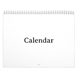 Calendário Crie o seu próprio 8.5" x 11" duas páginas branco