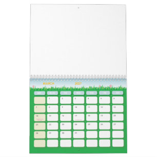Calendário Crie seu Personalizado 8,5" L x 11" W