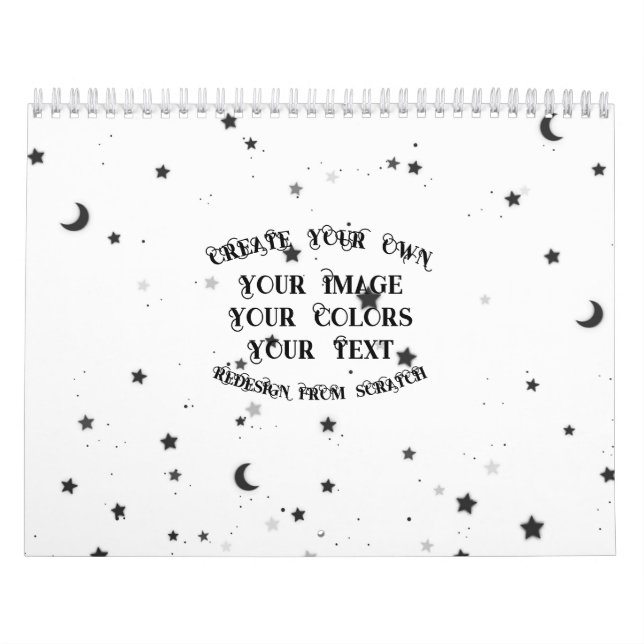 Calendário Crie seu personalizado personalizado (Capa)
