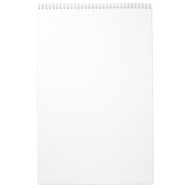 Calendário Crie seu próprio branco (Capa)