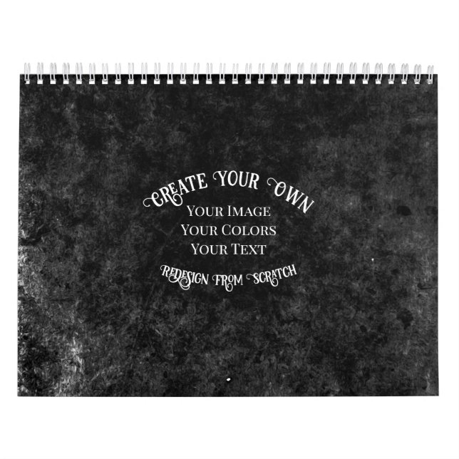 Calendário Crie seu próprio design personalizado (Capa)
