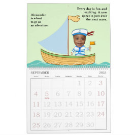 Calendário Crie seu próprio livro de histórias fáceis