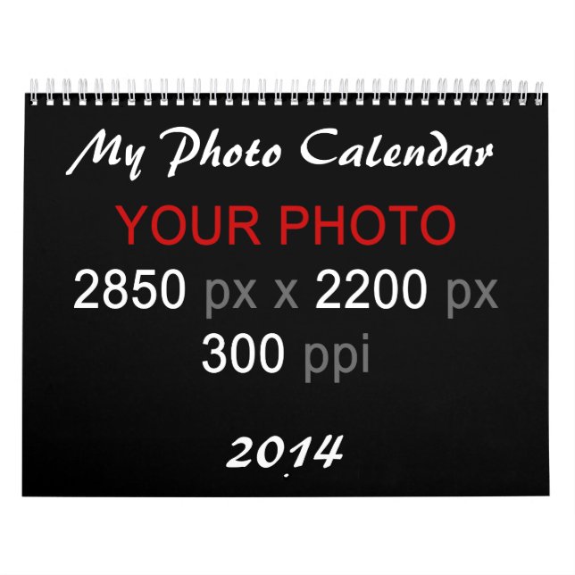 Calendário Crie seu próprio personalizado (Capa)