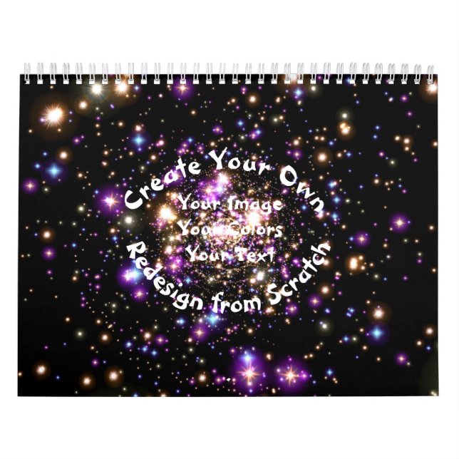 Calendário Crie seu próprio personalizado (Capa)