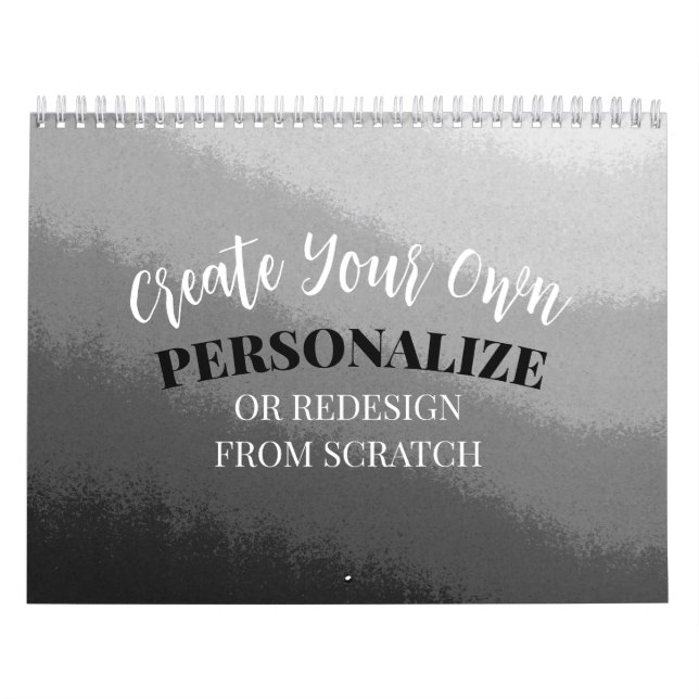 Calendário Crie seu próprio personalizado (Capa)