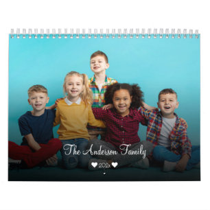 Calendário crie sua própria Colagem de Fotos Personalizada Si