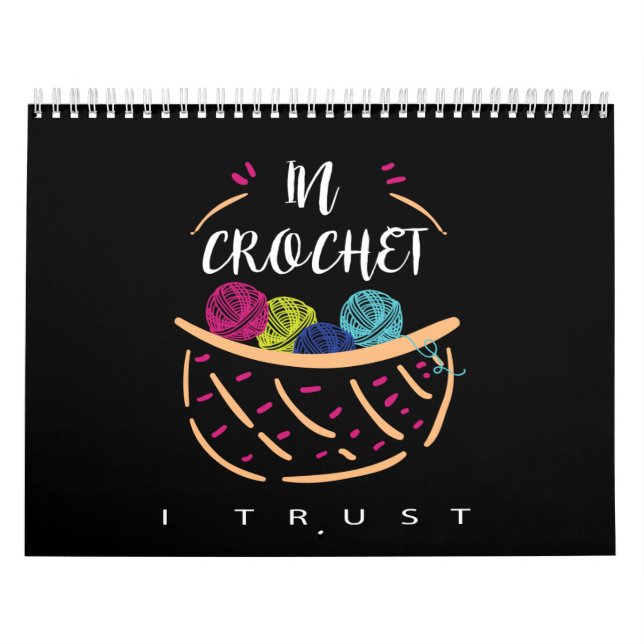 Calendário Crochet Lover| Crochet I Trust (Capa)