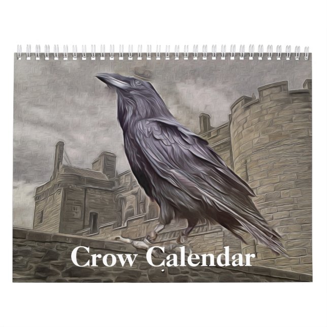 Calendário Crow Raven 2025 (Capa)