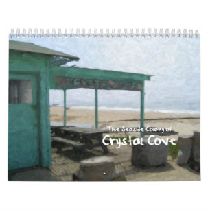 Calendário Crystal Cove, Costa do Newport, California Fine Ar
