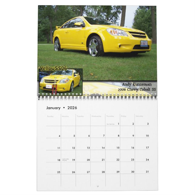 Calendário Css #2 (Jan 2026)