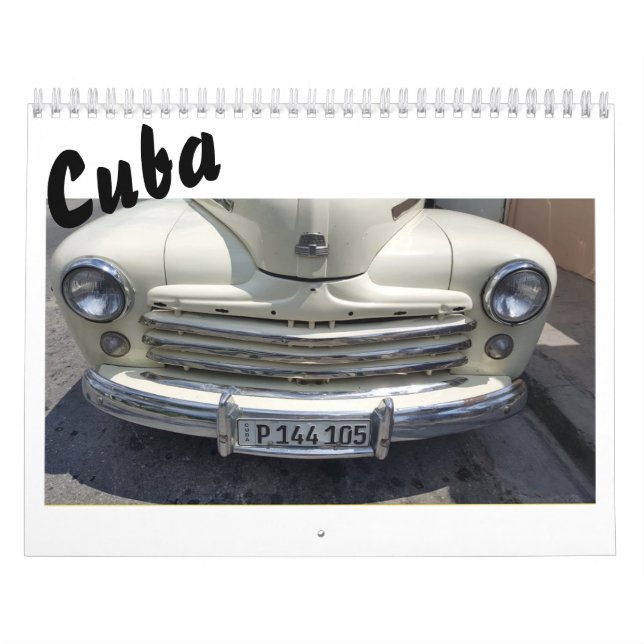 Calendário Cuba 2027 (Capa)