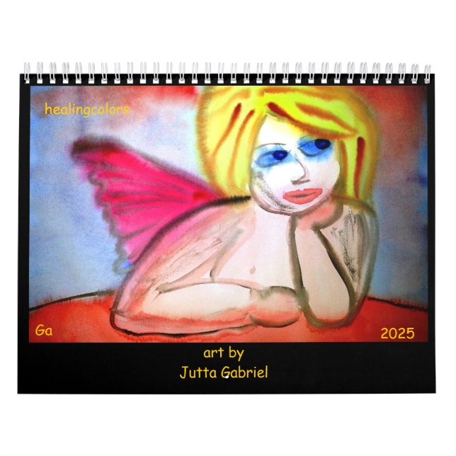 Calendário ...curar cores calendário.. 2025 ... (Capa)