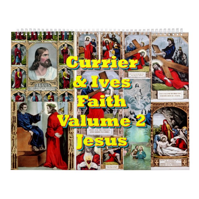 Calendário Currier & Ives Faith Volume 2 - Jesus (Capa)