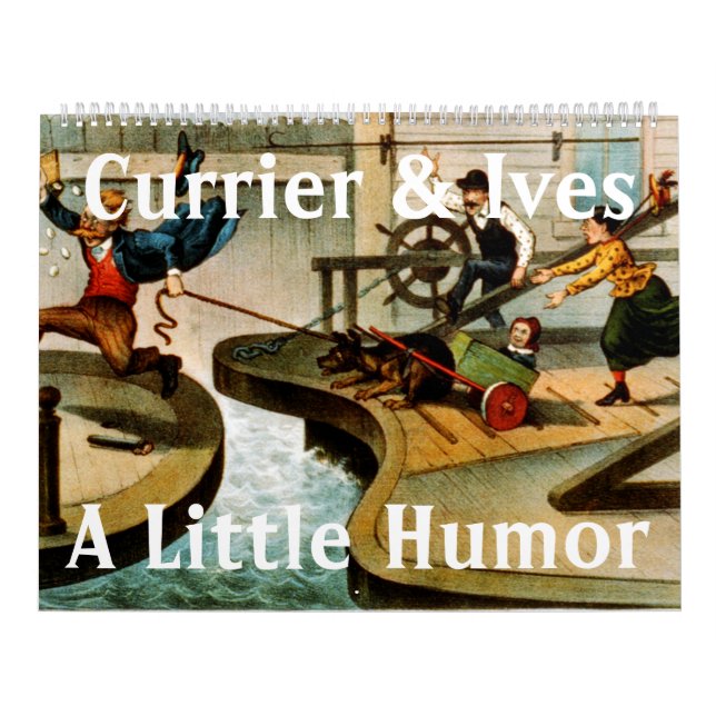 Calendário Currier & Ives - Um Pouco De Humor (Capa)