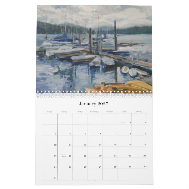 Calendário Curvatura, Oregon (Jan 2027)