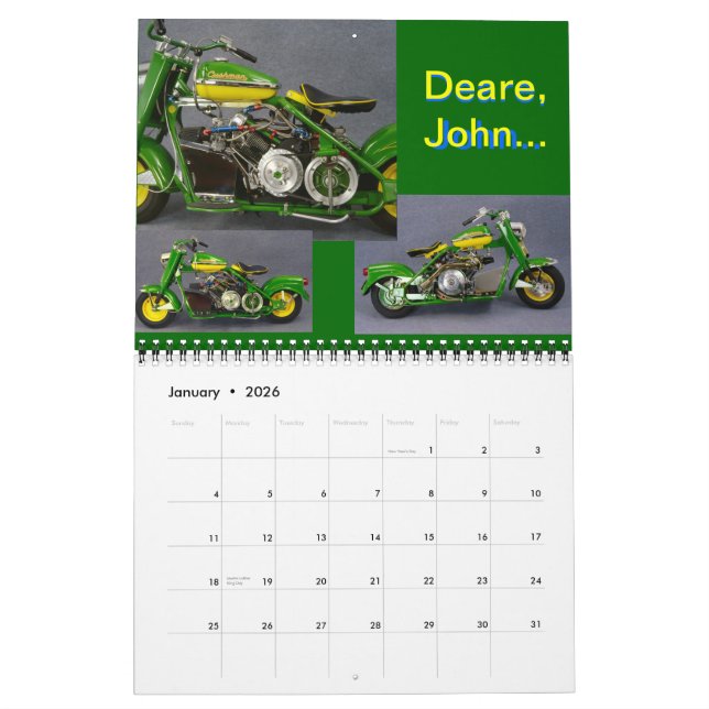 Calendário Cush-he-Man! (Jan 2026)