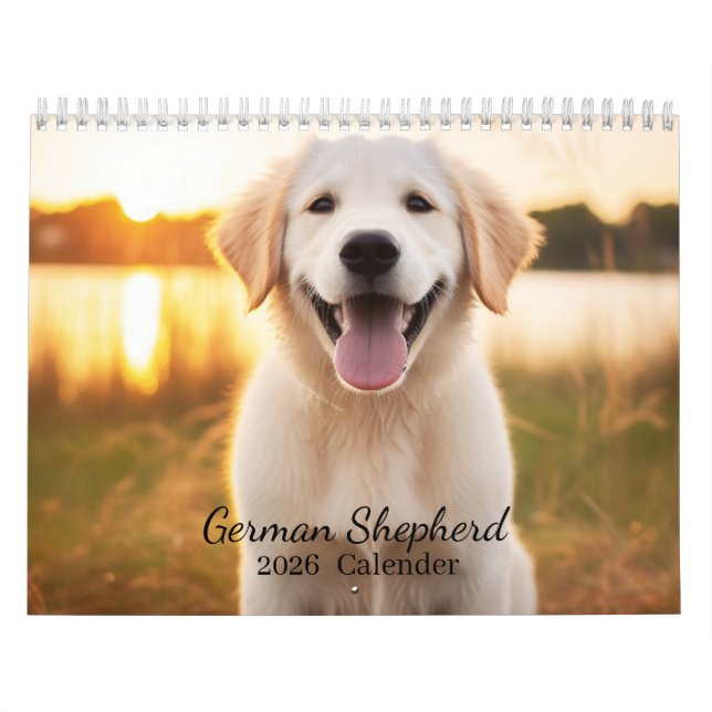 Calendário Custom funny Dog Photo Calendar (Capa)