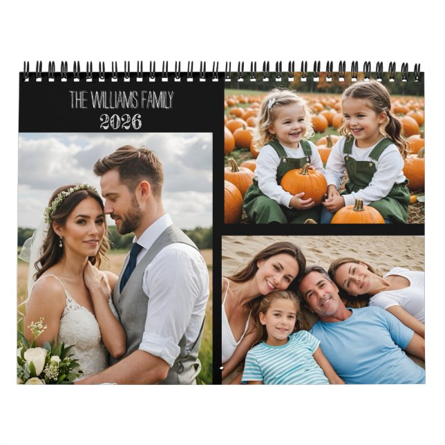 Calendário Custom Photo Calendar – Full-Page Monthly Photos,  (Capa)