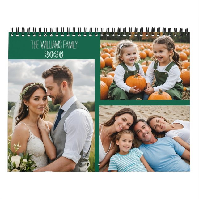 Calendário Custom Photo Calendar – Full-Page Monthly Photos,  (Capa)