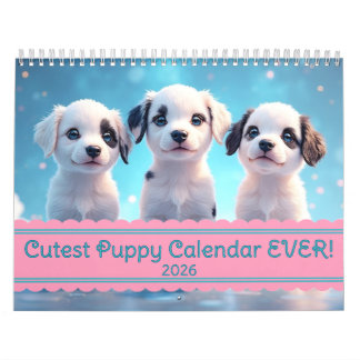 Calendário Cutest Puppy Calendar EVER!