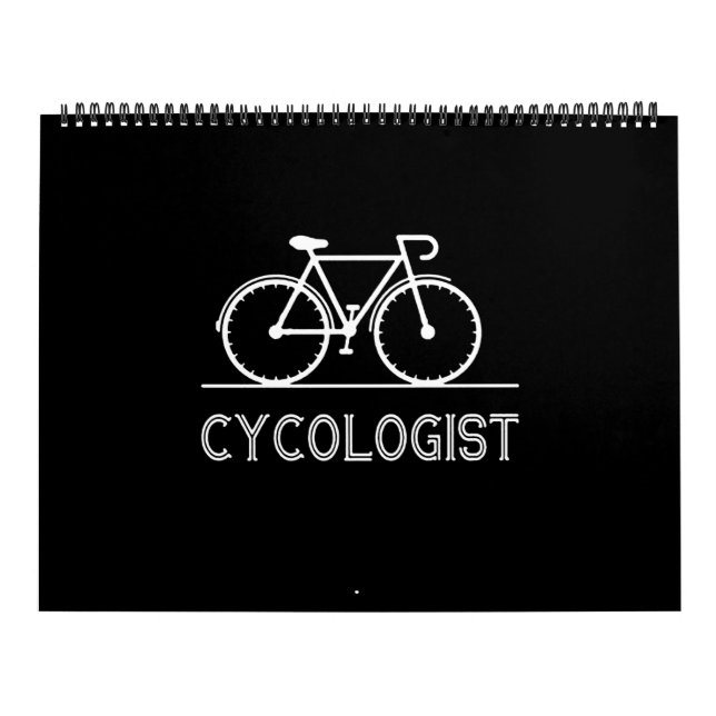 Calendário Cycologist Funny Bike Bicicleta Humor (Capa)