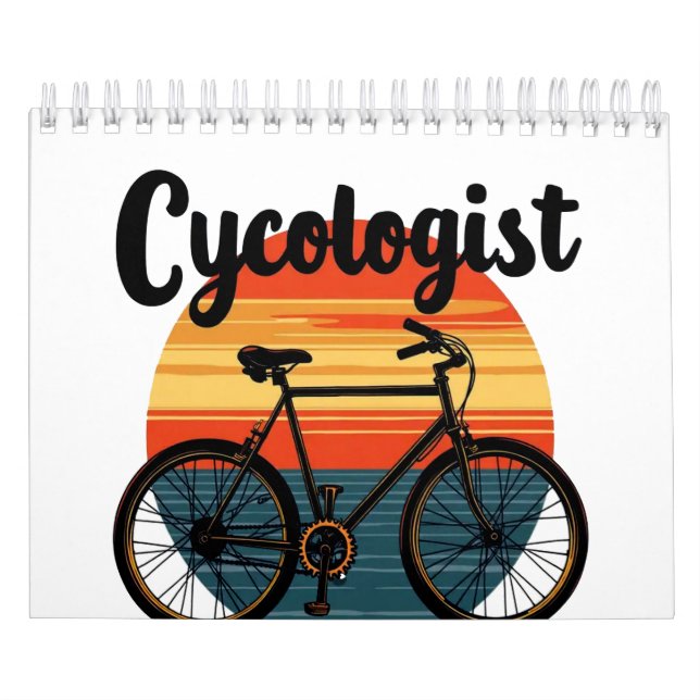 Calendário Cycologista: Energetic Biker Tee - for Cycling (Capa)