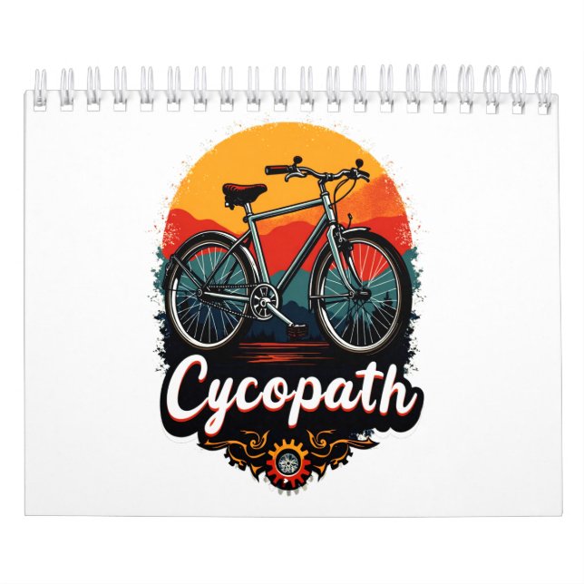Calendário Cycopath: Bike Energetica e Gráfico do pôr do sol (Capa)