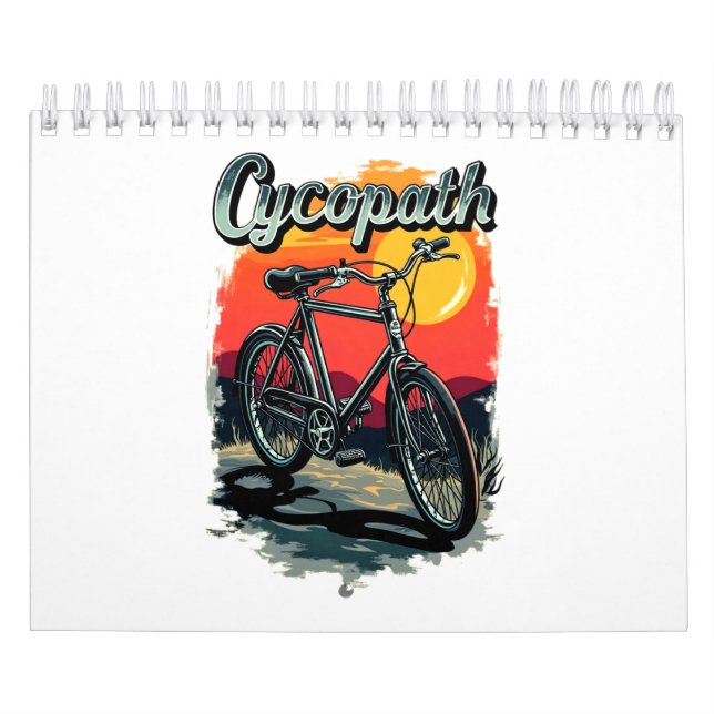 Calendário Cycopath: Sunset Bike Design (Capa)