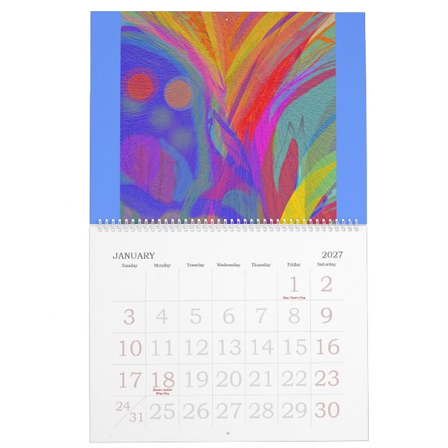 Calendário da ABSTRACÇÃO (Jan 2027)