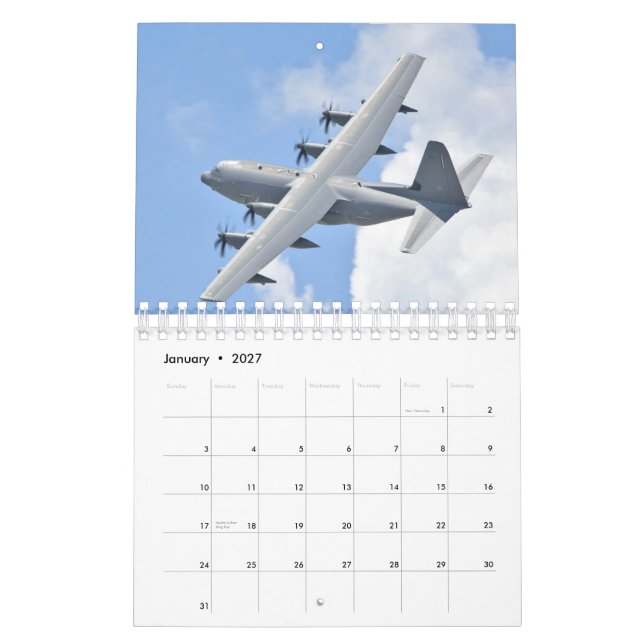 Calendário da aeronave (Jan 2027)