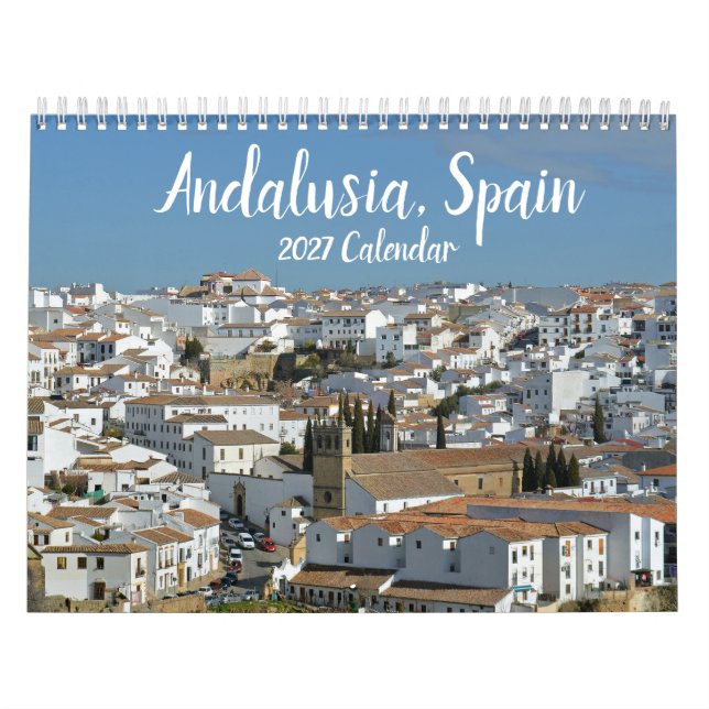 Calendário da Andaluzia Espanha 2026 (Capa)