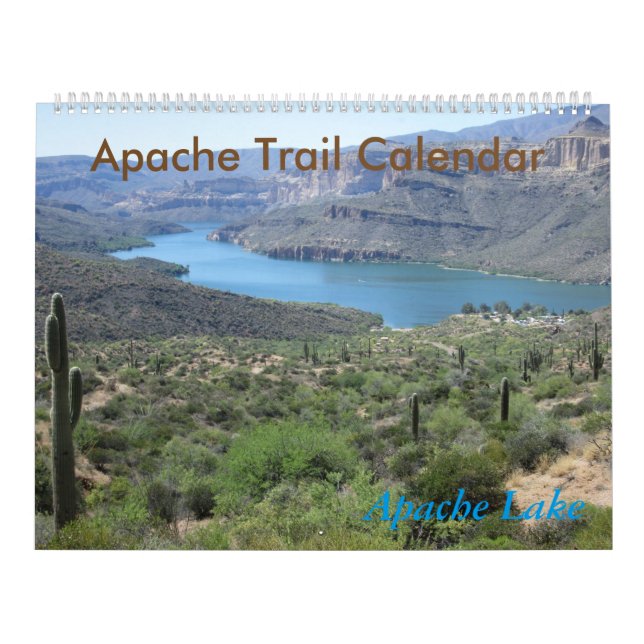 Calendário da arizona da fuga de Apache (Capa)