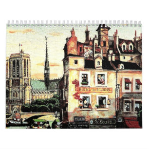 Calendário da arquitectura da cidade.