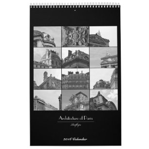 Calendário da arquitetura de Paris: En francais.
