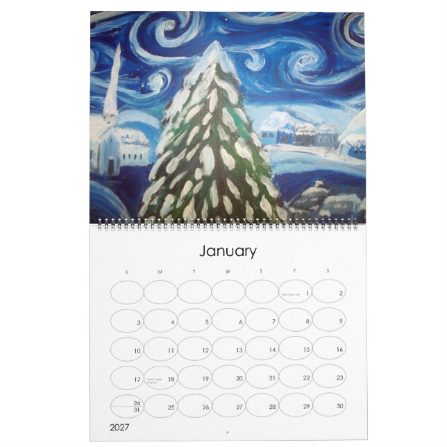 Calendário da arte (Jan 2027)