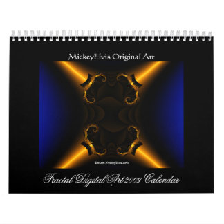 Calendário da arte 2009 de Digitas do Fractal