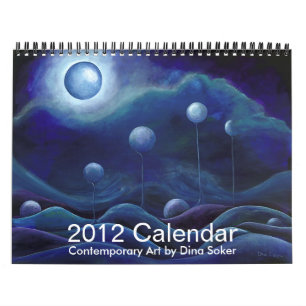 Calendário da arte contemporânea 2012 por Dina