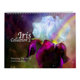 Calendário da arte da coleção 2 da íris