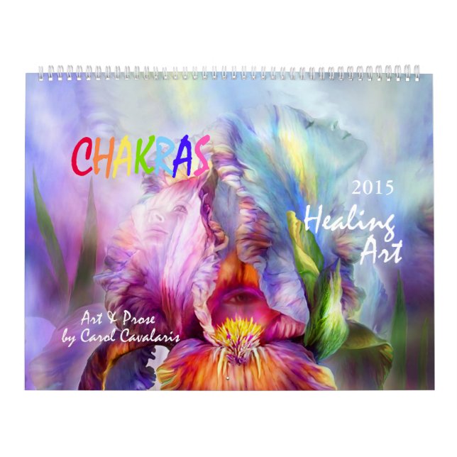 Calendário da arte da cura Chakra (Capa)