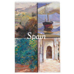 Calendário da arte da espanha