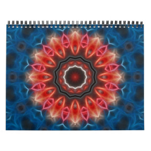 Calendário da arte da mandala