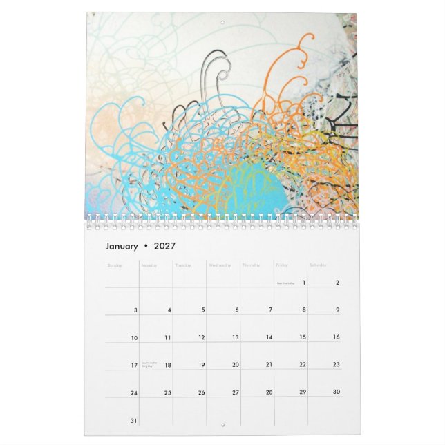 Calendário da arte de Greg Minah (Jan 2027)