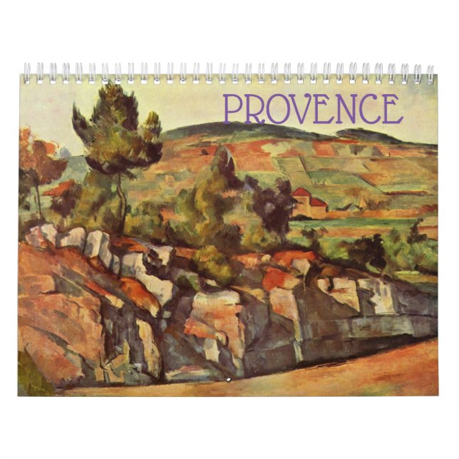 Calendário da arte de Provence (Capa)