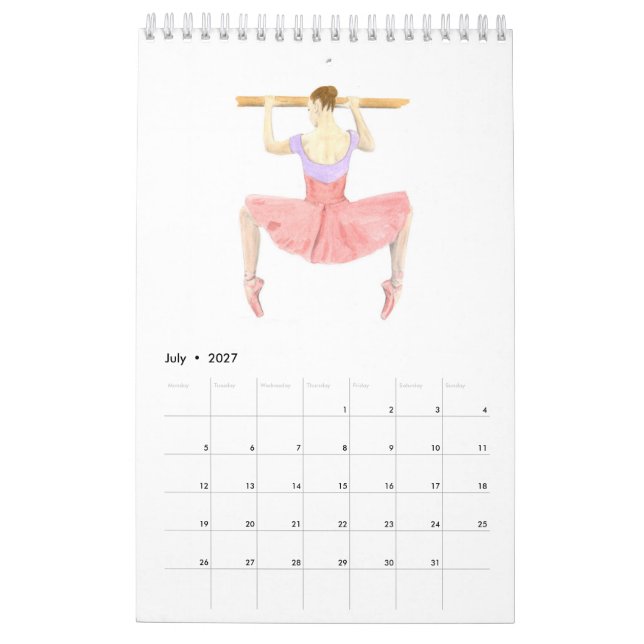 Calendário da arte do balé (Jul 2027)