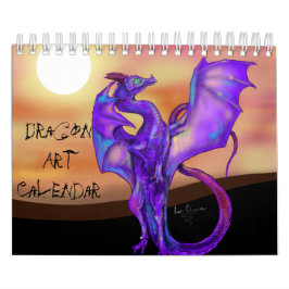 Calendário da arte do dragão